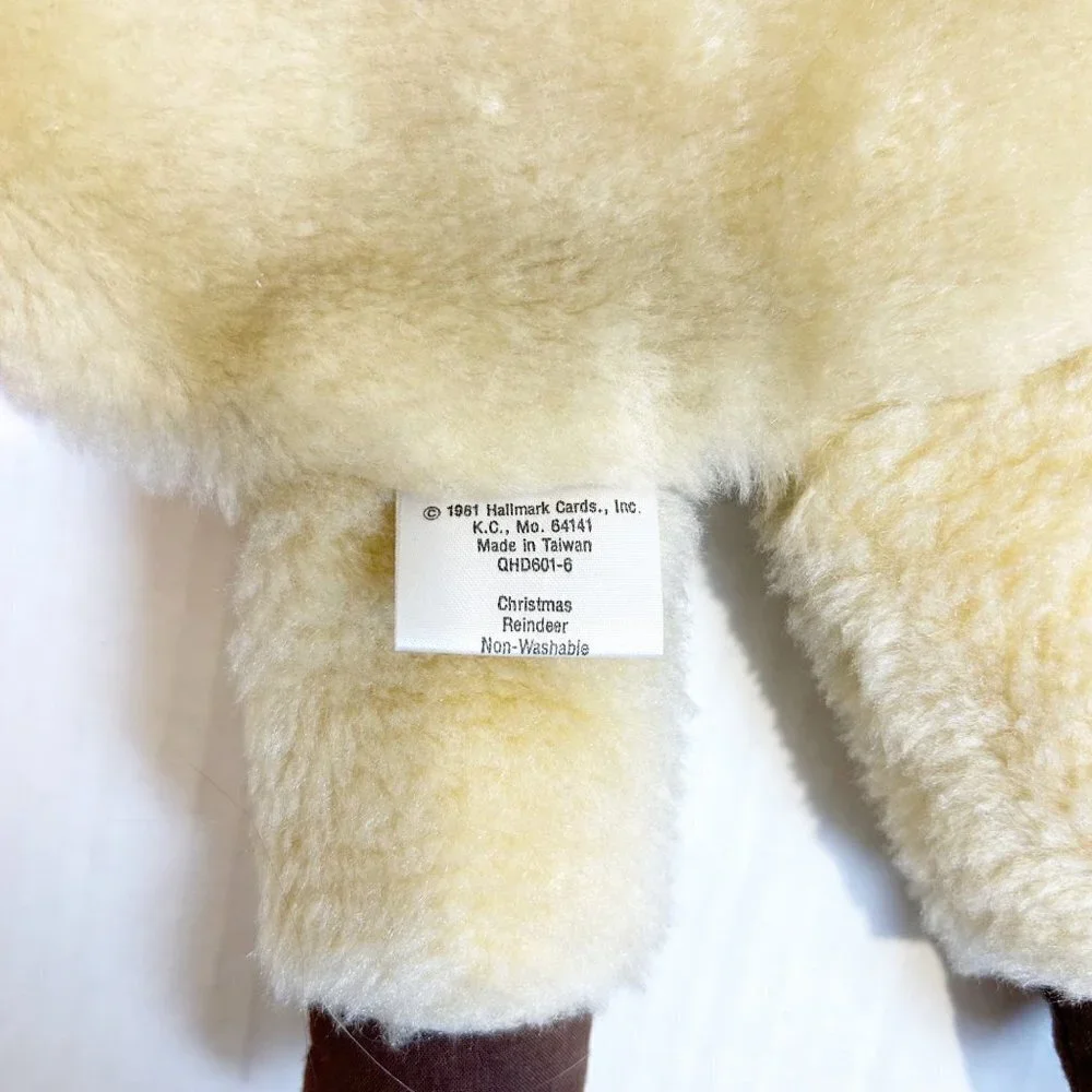 🌷SALE Vintage Hallmark Christmas 1981 Reindeer Card Carrier Collectible - Picture 8 of 12